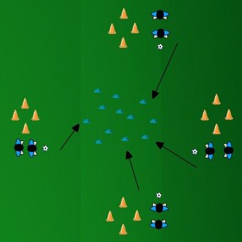 exercices-entrainement-de-football-conduite-de-balle-le-jeu-des-diamants-tec-0221